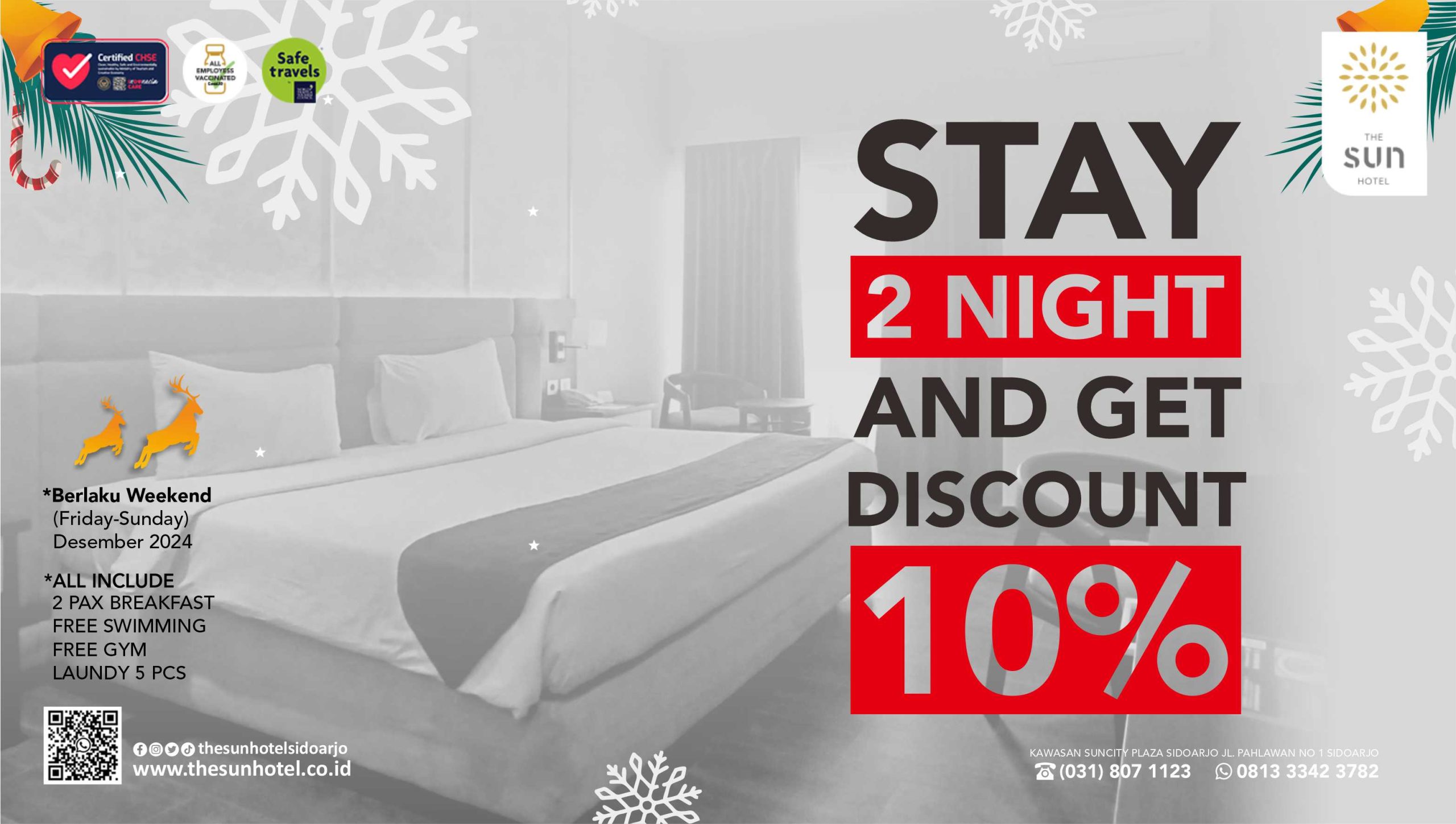 Read more about the article STAY 2 NIGHT GET DISCOUNT 10% | The Sun Hotel Sidoarjo