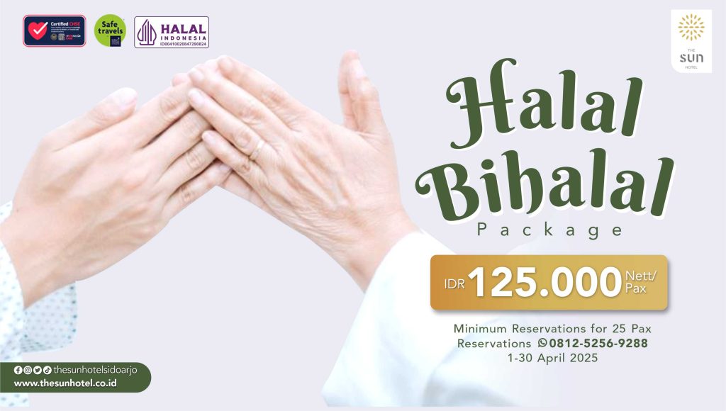 Promo Halal bihalal Halal bihalal di hotel sidoarjo