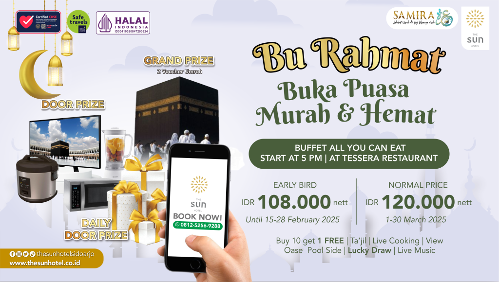 Promo Bu Rahmat Buka Puasa Murah dan Hemat Sidoarjo Promo Puasa, Promo Ramadhan 2025, Promo bukber Sidoarjo